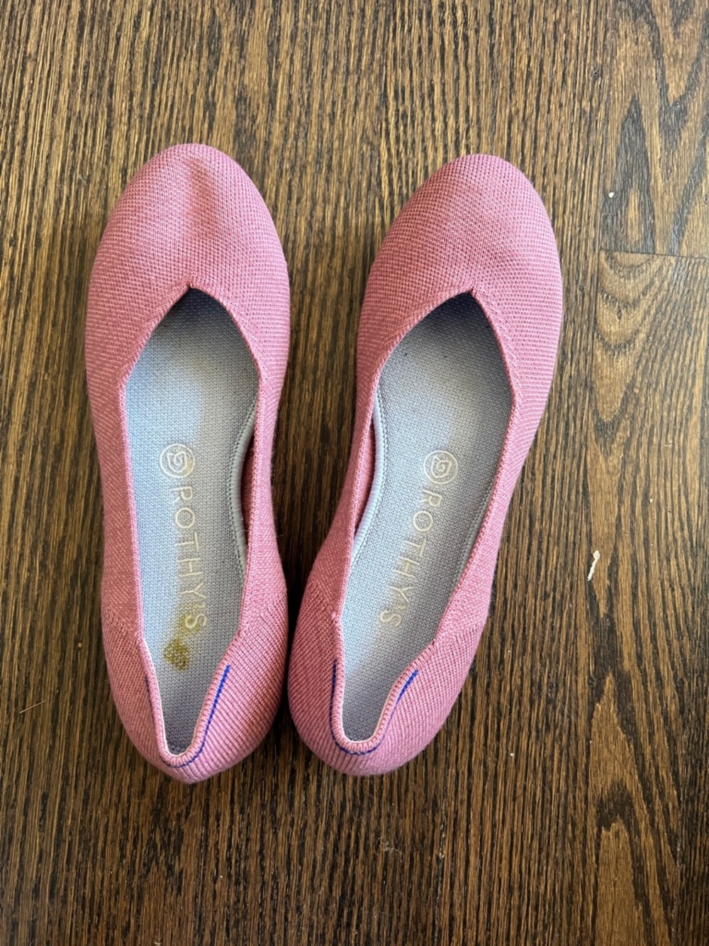 Rothy's Dusty Rose Knit Ballet Flats